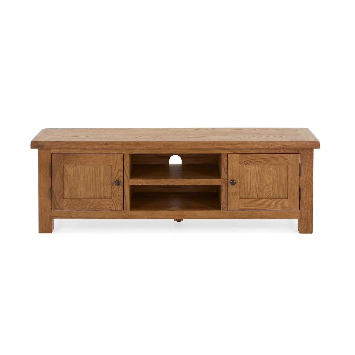 Zelah Oak 150cm TV Stand - Front view