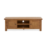 Zelah Oak 150cm TV Stand - Front view