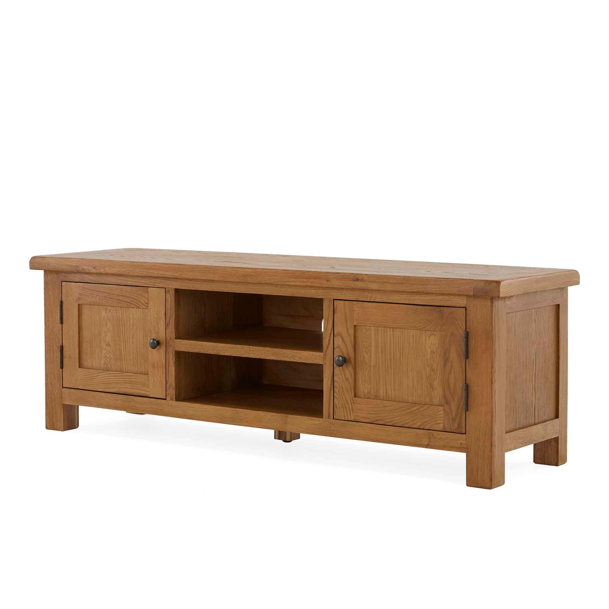 Zelah Oak Large TV Stand, 150cm | Roseland