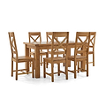 Zelah Oak Small Extending Dining Table 150cm-200cm