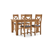Zelah Oak Small Extending Dining Table 150cm-200cm