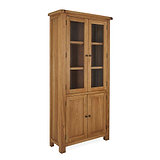 Zelah Oak Display Cabinet by Roseland Furniture