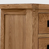 Zelah Oak 3 Drawer Chest by Roseland Furniture