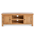 Surrey Oak TV Stand 120cm by Roseland Furniture