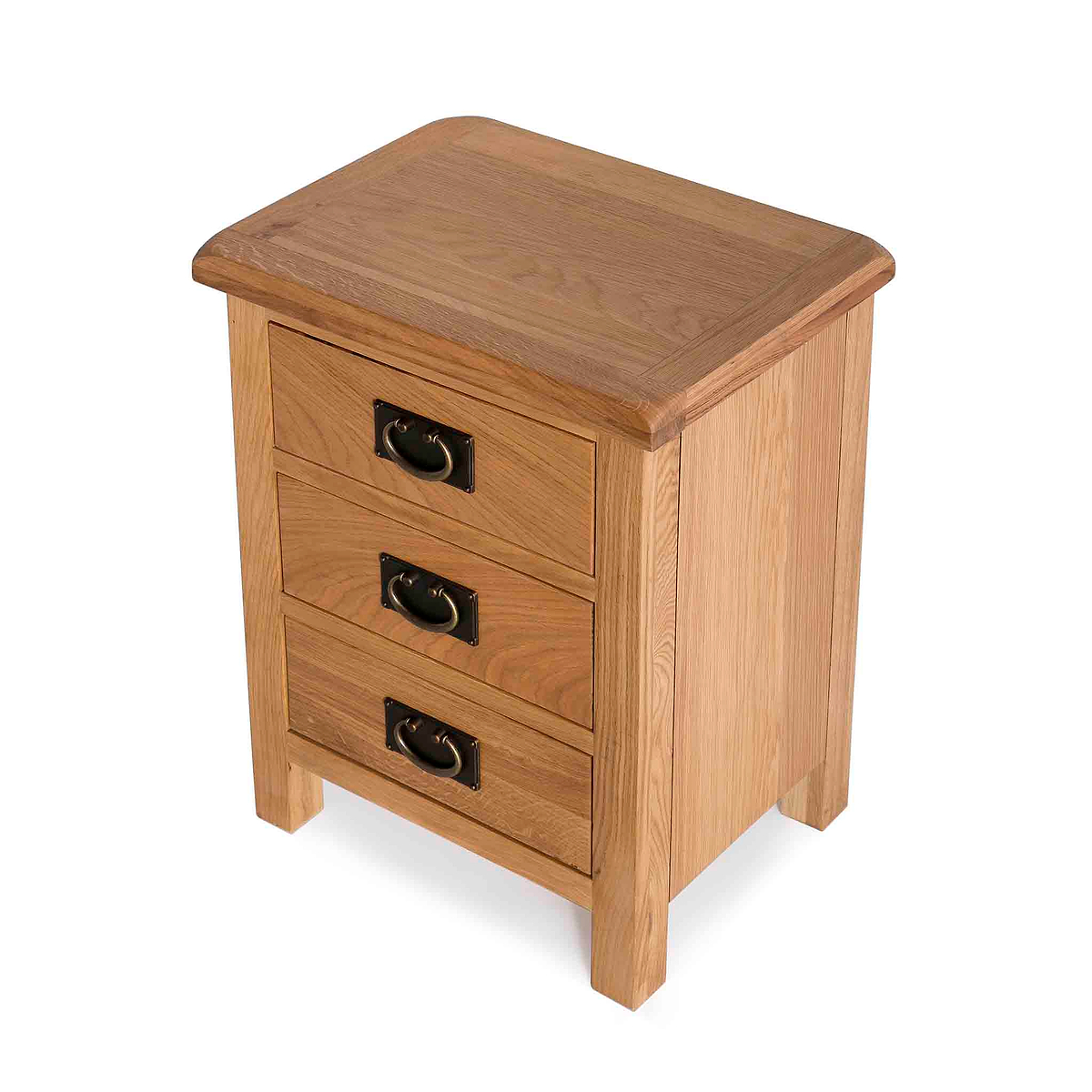 Surrey Oak Bedside Table - Top view
