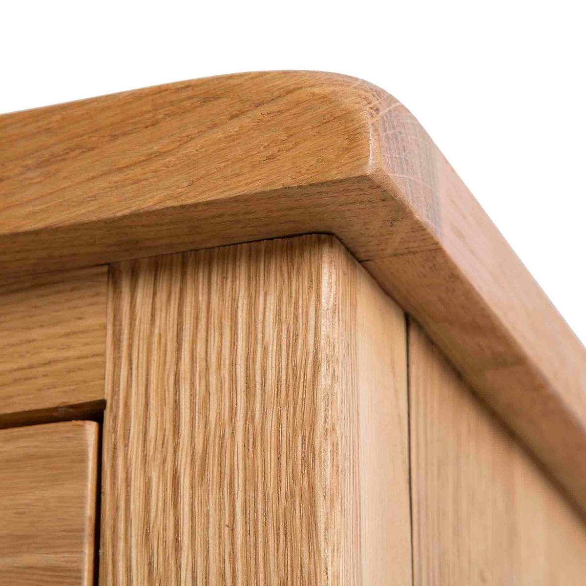 Surrey Slim Oak Bedside Table from Roseland Furniture