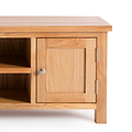 London Oak 120cm TV Stand - Close up of cupboard