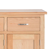 London Oak Large Sideboard  - Close up of Drawer Front