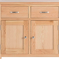 London Oak Large Sideboard  - Close up of cupboard doors