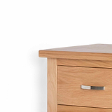 London Oak Large Sideboard - Close up of top of sideboard
