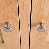 London Oak Large Sideboard  - Close up of cupboard door knobs