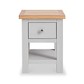 Farrow Grey Side Lamp Table from Roseland Furniture