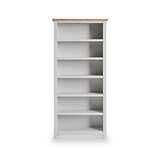 Farrow Grey Large Bookcase with 6 shelves