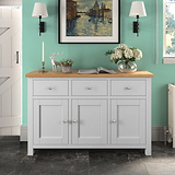 Farrow Grey Large Sideboard Cabinet by Roseland Furniture