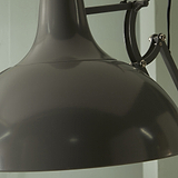 Alonzo Grey Painted Oversize Task Floor Lamp