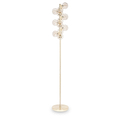 Vecchio Lustre Glass Orb and Gold Floor Lamp from Roseland