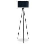 Houston Matt Black Tripod Floor Lamp from Roseland