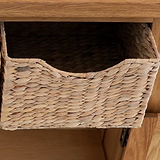 Zelah Oak Sideboard with Baskets