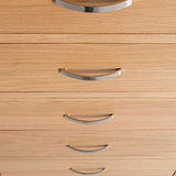 London Oak 5 Drawer Chest