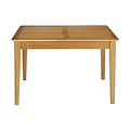 Alba Oak 120-160cm Extending Table - closed