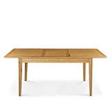 Alba Oak 120-160cm Extending Table by Roseland Furniture