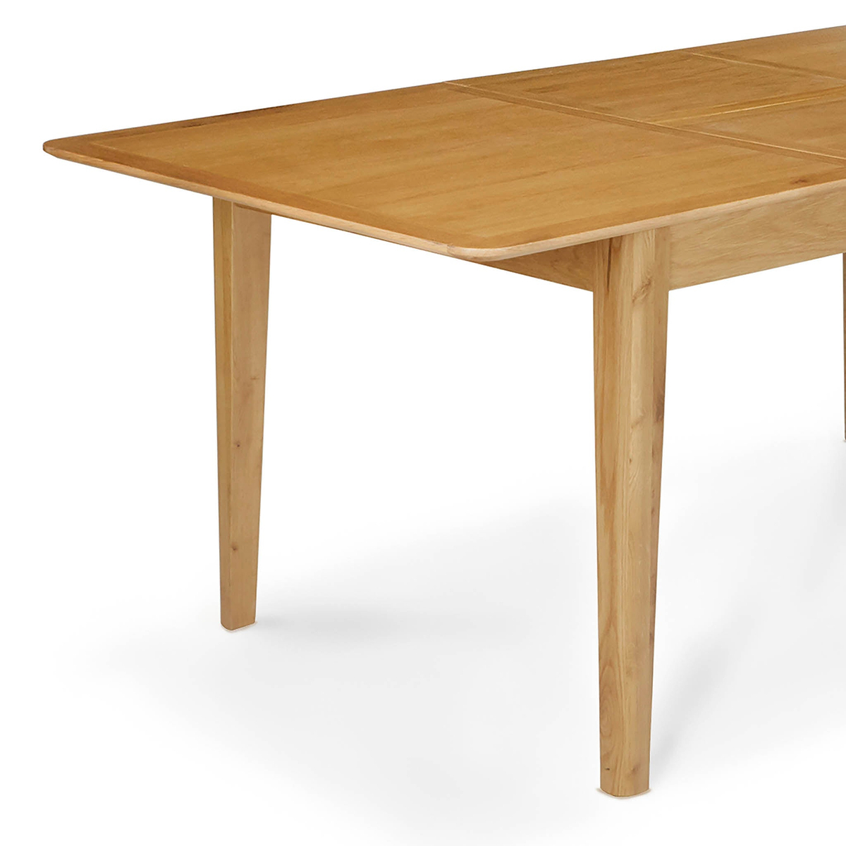 Alba Oak 150-200cm Extending Table - Close up of table top