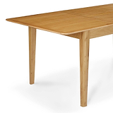 Alba Oak 150-200cm Extending Table - Close up of table top
