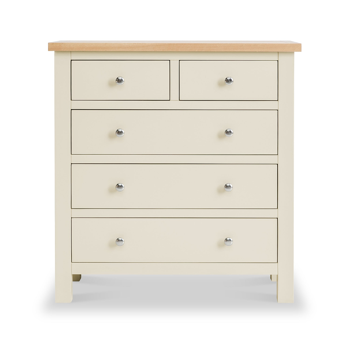 Farrow Cream 2 Over 3 Chest Of Drawers from Roseland Furniture - front view
