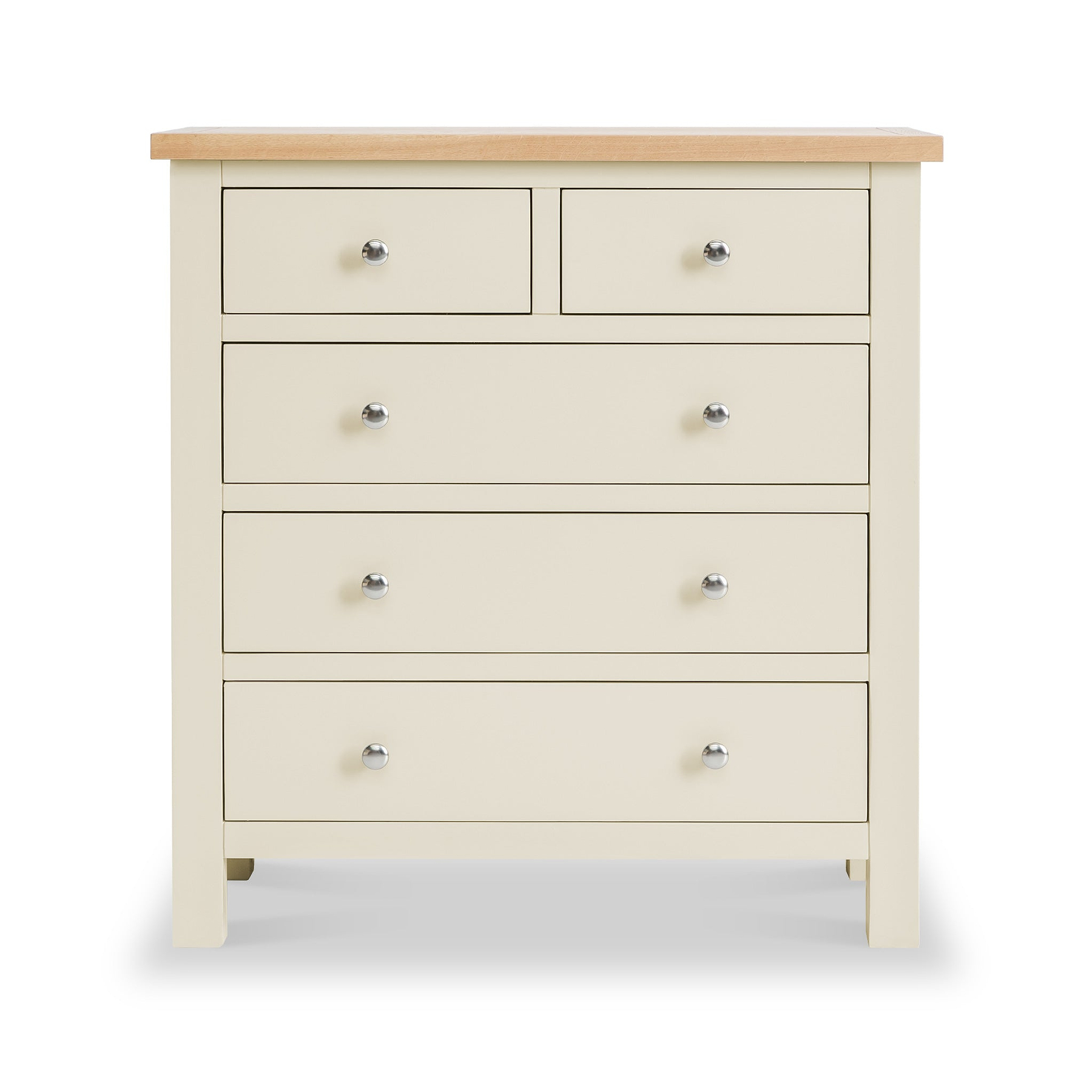 Farrow Cream 2 Over 3 Chest Of Drawers from Roseland Furniture - front view