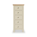 Farrow Cream 5 Drawer Tallboy Chest
