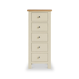 Farrow Cream 5 Drawer Tallboy Chest