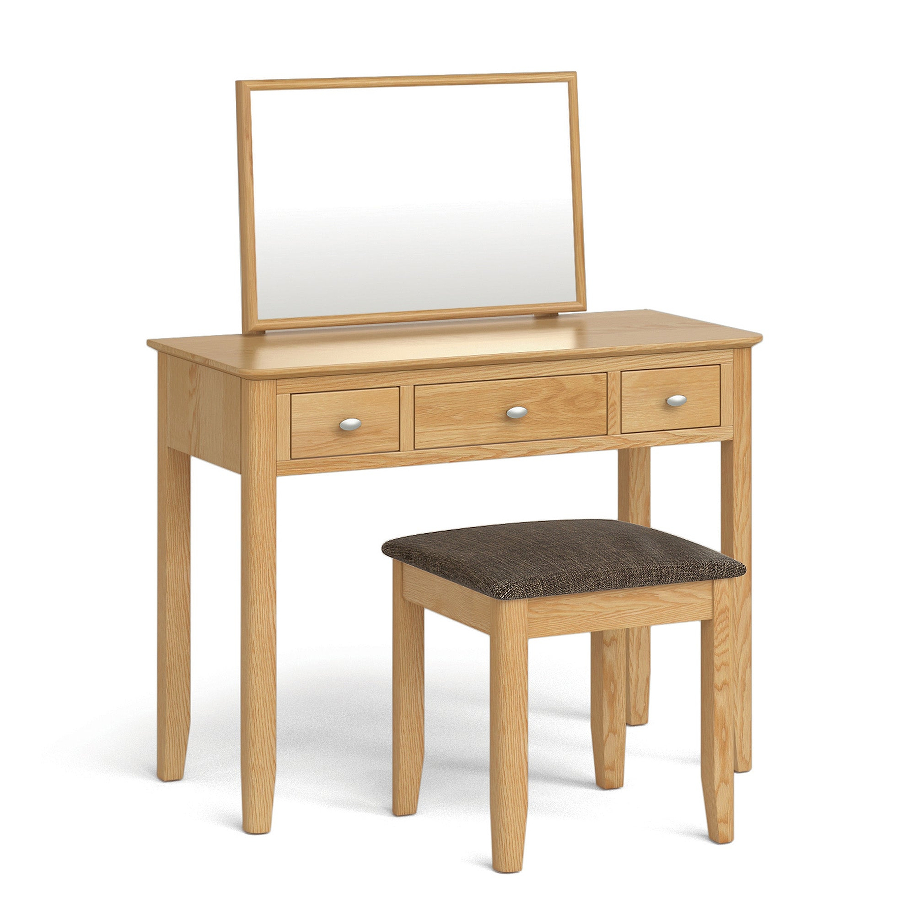 white stained oak dressing table Alba Oak Dressing Table