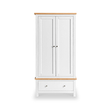 Farrow White 2 Door Double Wardrobe