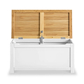 Farrow White Blanket Box