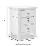 Cornish Bedside Table dimensions