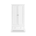 Cornish White 2 Door Wardrobe from Roseland Furniture