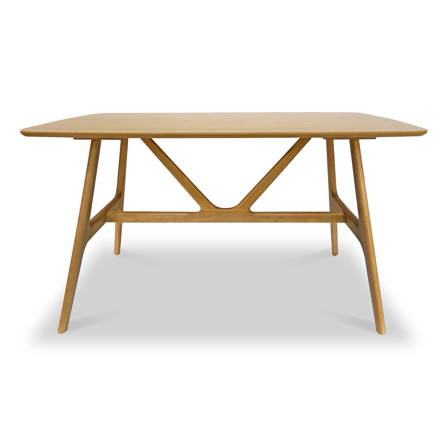 Ronnie Oak Rectangular Dining Table