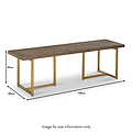 Houston Acacia Bench dimensions