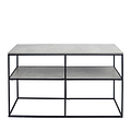 Marti Black Framed Industrial TV Stand from Roseland Furniture