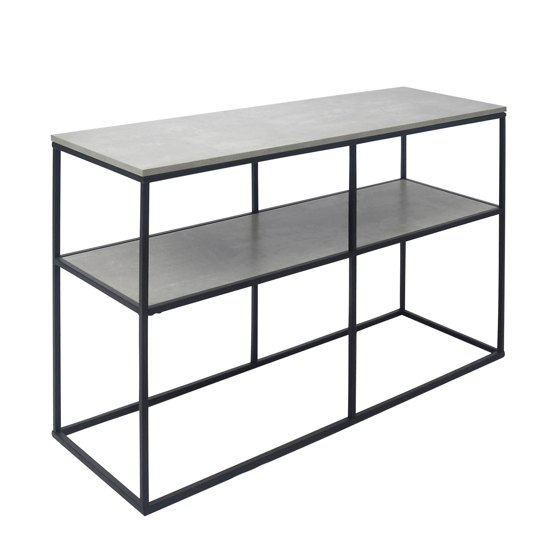 Marti Black Framed Industrial TV Unit from Roseland Furniture