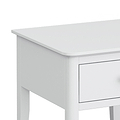 Chester White Lamp Side Table - Close up of top