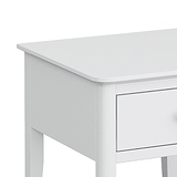 Chester White Lamp Side Table - Close up of top
