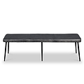 Riana Leather 160cm Bench from Roseland