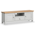 Farrow Grey 140cm Wide TV Stand from Roseland Furniture