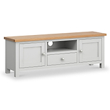 Farrow Grey 140cm Wide TV Stand from Roseland Furniture