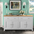 Farrow Grey Extra Large Sideboard Cabinet for living room
