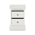 Porter Grey 2 Drawer Narrow Nightstand