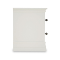 Porter Grey 2 Drawer Narrow Bedside Table