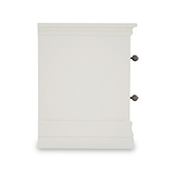 Porter Grey 2 Drawer Narrow Bedside Table