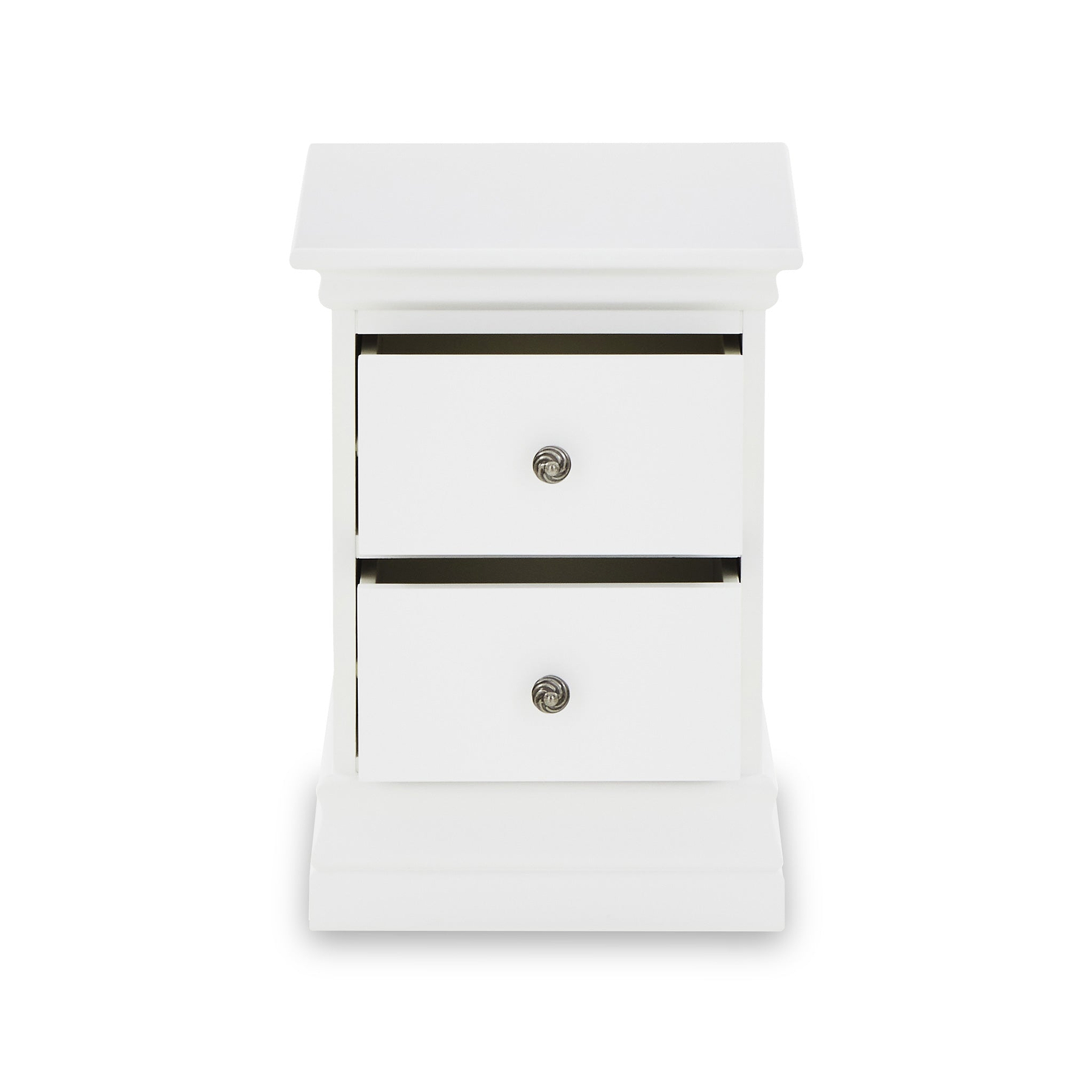 Porter White 2 Drawer Narrow Nightstand